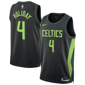 Maillot Homme Boston Celtics Jrue Holiday 2024-25 Nike City Edition Noir Swingman